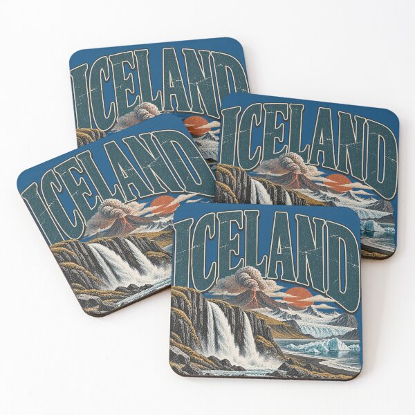Item preview, ICELAND — LAND OF FIRE & ICE designed and sold by KrungiT Design .