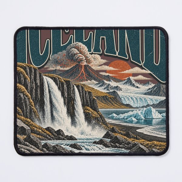 Item preview, ICELAND — LAND OF FIRE & ICE designed and sold by KrungiT Design .