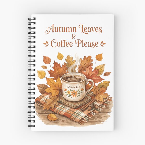 Item preview, Autumn Leaves And Coffee Please Cozy Fall designed and sold by PANCOSS.