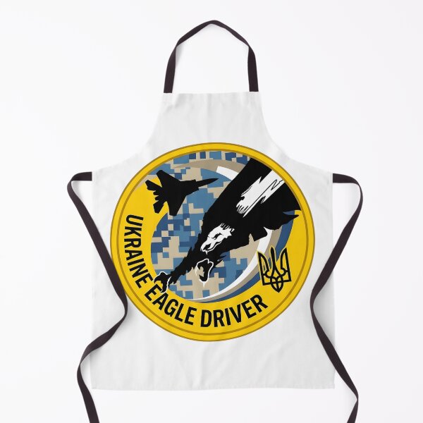 Item preview, Ukrainian Air Force "Ukraine Eagle Driver" Tactical Patch designed and sold by CharlieDesings.