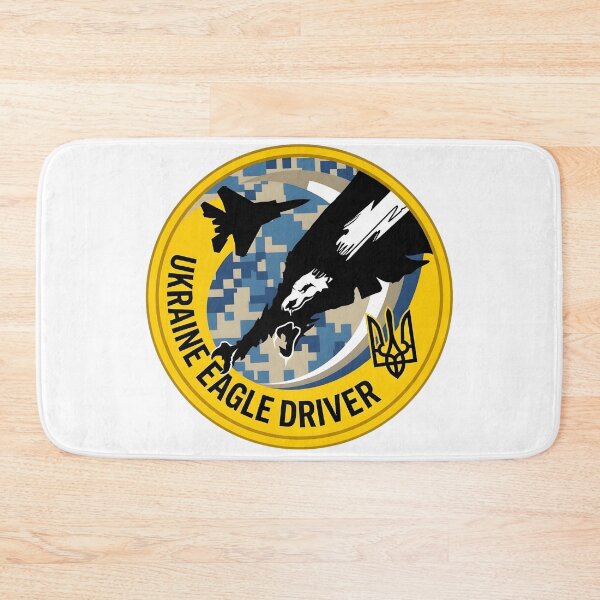 Item preview, Ukrainian Air Force "Ukraine Eagle Driver" Tactical Patch designed and sold by CharlieDesings.