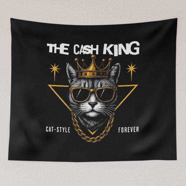 Item preview, King Cat Hip Hop Rapper Cat Swag Crown designed and sold by Loona97.