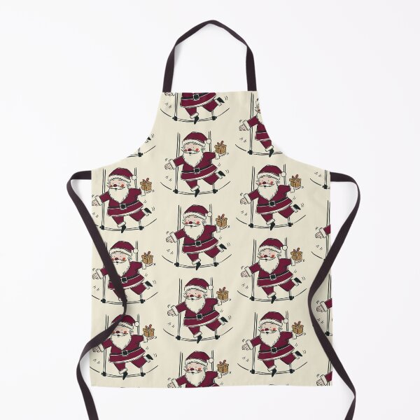 Item preview, Swinging Santa Claus Joyful Vintage Christmas Illustration designed and sold by Claudia S. Design.