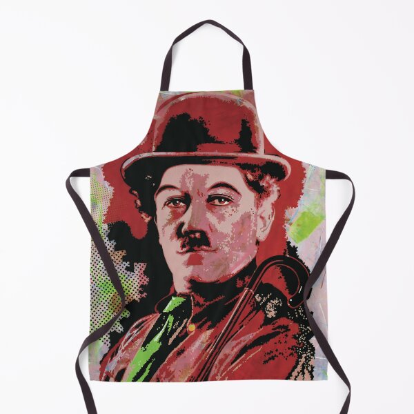 Item preview, Handmade Mixed Media Charlie Chaplin Portrait - Neon Tramp designed and sold by supernikol.