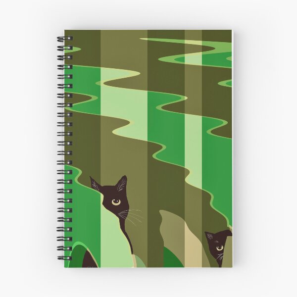 Item preview, Abstract hiding cats designed and sold by Elaine M Hayward .