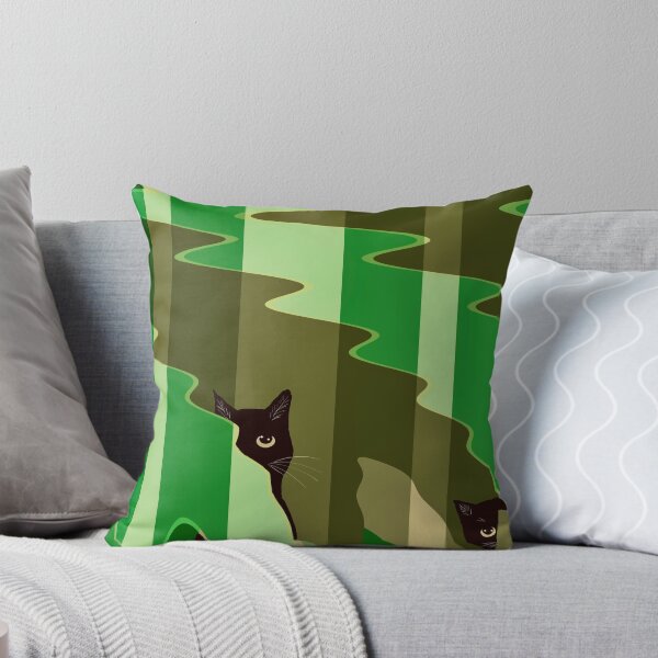 Item preview, Abstract hiding cats  designed and sold by Elaine M Hayward .