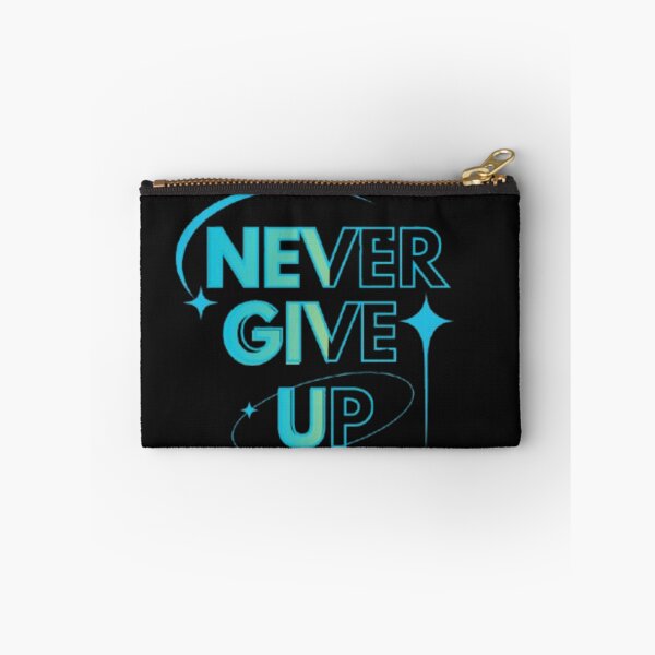 Item preview, NEVER GIVE UP. MOTIVATIONAL TYPOGRAPHY DESIGN. designed and sold by TypeMuse.