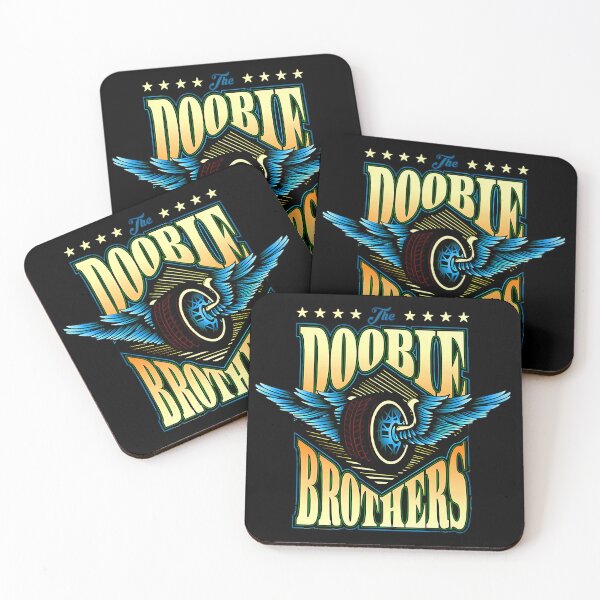 Aperçu de l'œuvre Fan art de la tournée vintage des Doobie Brothers, musique rock rétro créée et vendue par ForreJakubow.