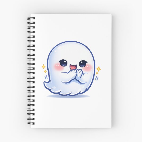 Item preview, Sparkle Hands Ghost – Soft Pastel Kawaii Excited Spirit designed and sold by Sommium .