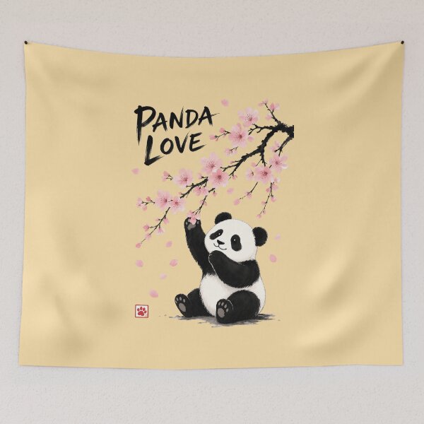 Item preview,  Panda Love Blossom  designed and sold by ngoquyen68.
