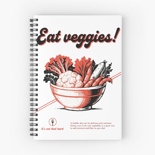 Item preview, Eat Veggies! – Vintage Retro Vegetable Poster designed and sold by Jandedan.