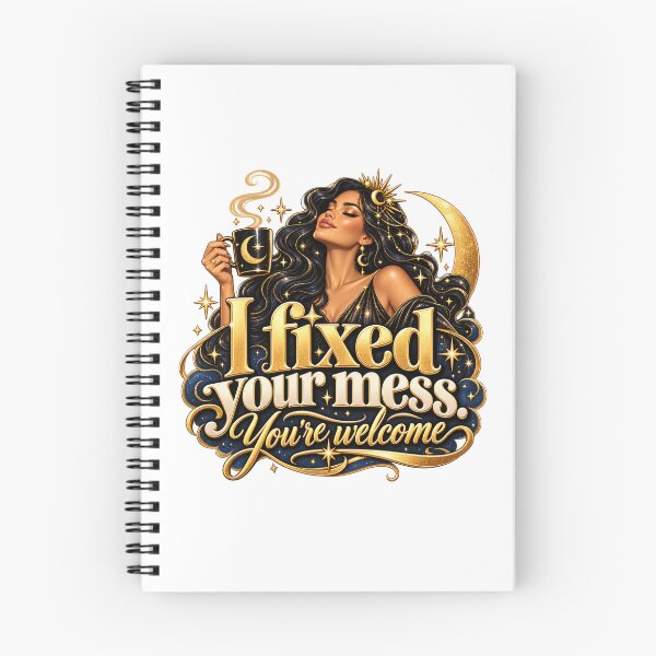 Item preview, Fixed Your Mess You're Welcome Funny Quote designed and sold by MetaModel Editions.
