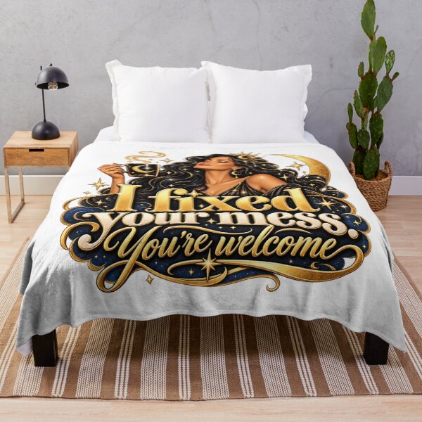 Item preview, Fixed Your Mess You're Welcome Funny Quote designed and sold by MetaModel Editions.
