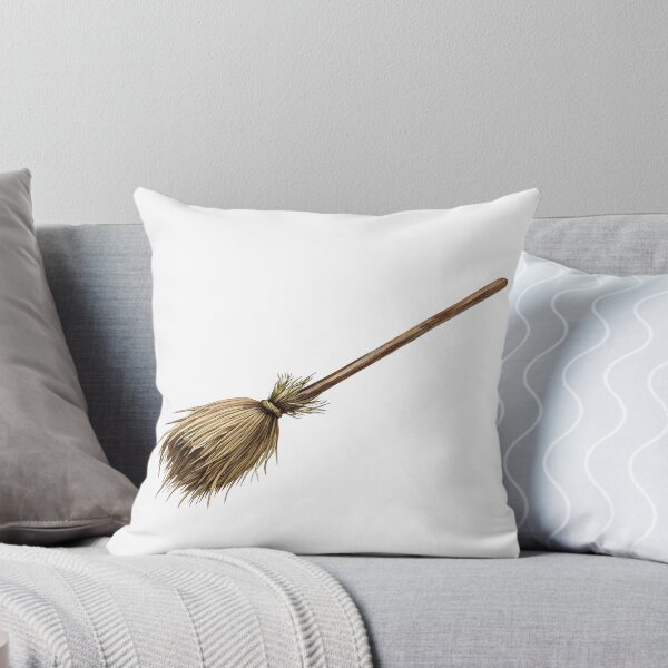 Item preview, Watercolor Flying Witch Broomstick Art designed and sold by AlinaMel.
