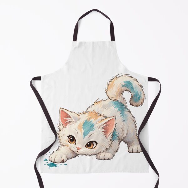 Item preview, Playful Kitty Ready to Pounce – Cute Curious Cat Illustration designed and sold by KateVil.