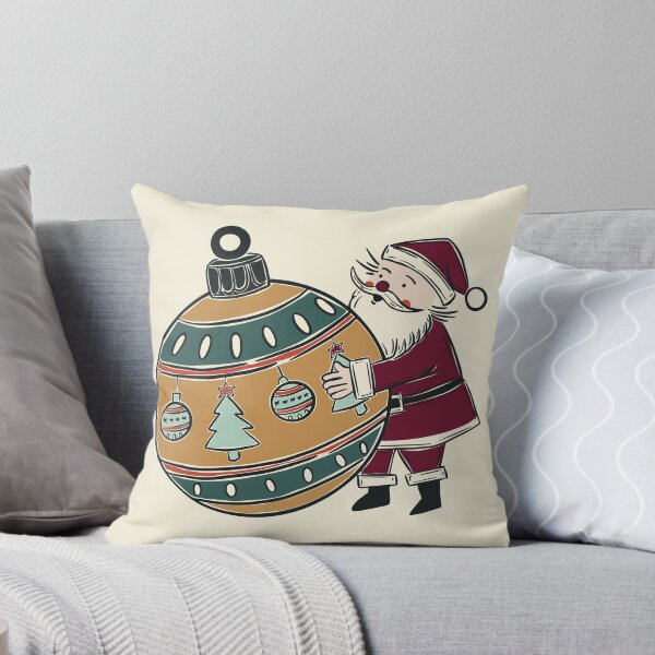 Item preview, Santa Claus Hugging Christmas Ornament Deck The Halls designed and sold by Claudia S. Design.