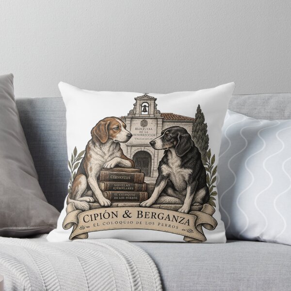 Item preview, Cipión & Berganza — Cervantes’ Talking Dogs of Valladolid designed and sold by Past in Threads.