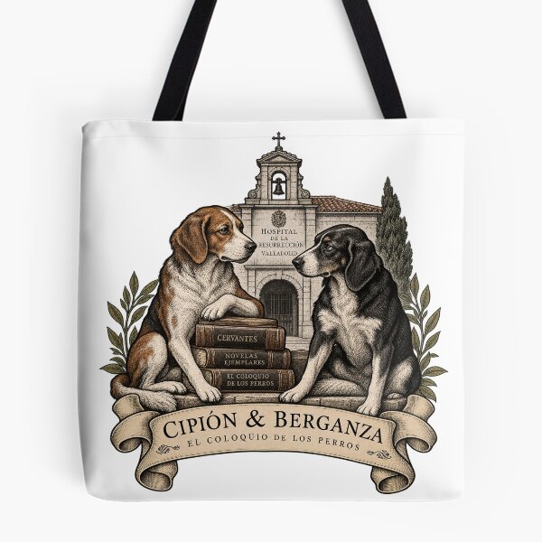 Item preview, Cipión & Berganza — Cervantes’ Talking Dogs of Valladolid designed and sold by Past in Threads.