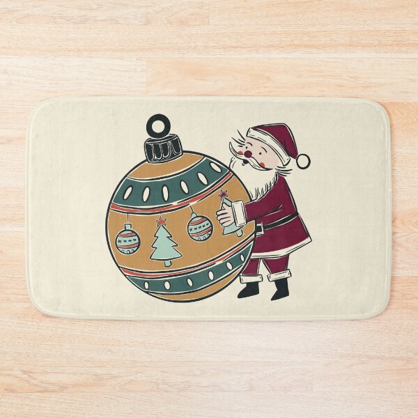 Item preview, Santa Claus Hugging Christmas Ornament Deck The Halls designed and sold by Claudia S. Design.