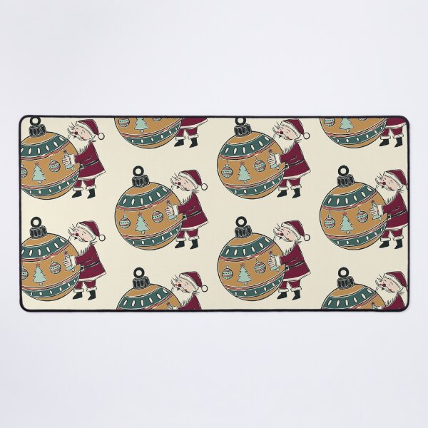 Item preview, Santa Claus Hugging Christmas Ornament Deck The Halls designed and sold by Claudia S. Design.