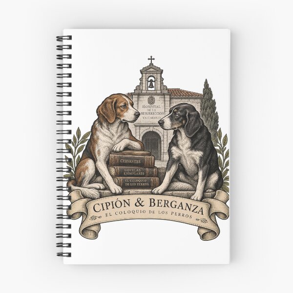 Item preview, Cipión & Berganza — Cervantes’ Talking Dogs of Valladolid designed and sold by Past in Threads.
