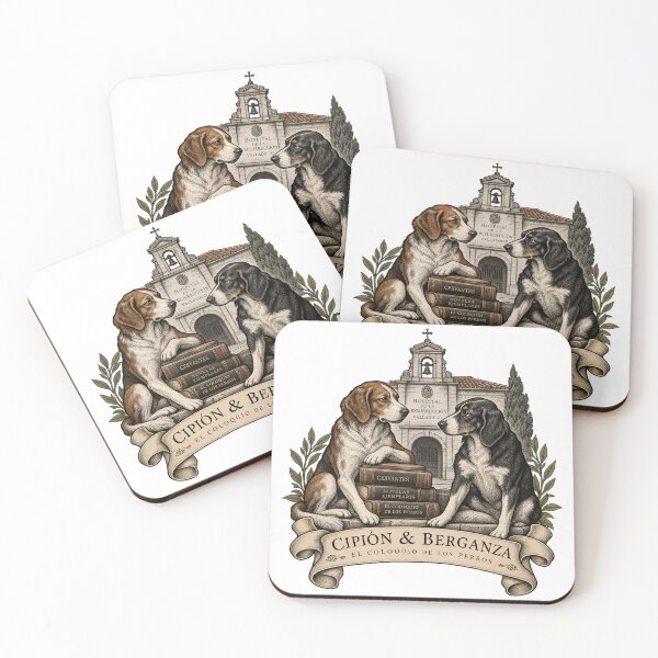 Item preview, Cipión & Berganza — Los perros parlantes de Valladolid de Cervantes designed and sold by Past in Threads.