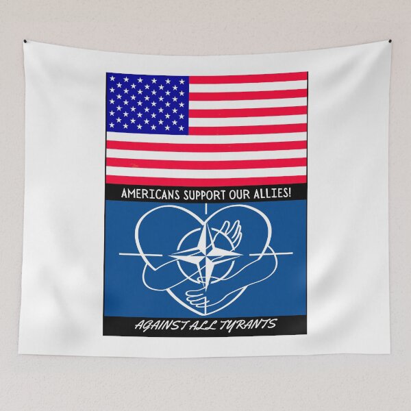 Item preview, ✨Stand United✨ - Americans Support Our Allies designed and sold by WheelieGdArt.