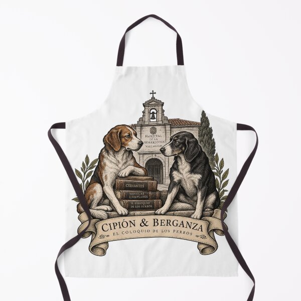 Item preview, Cipión & Berganza — Cervantes’ Talking Dogs of Valladolid designed and sold by Past in Threads.
