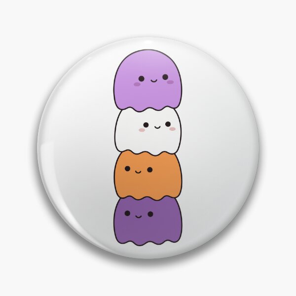 Item preview, Kawaii Ghost Stack – Cute Pastel Halloween Ghosts designed and sold by AliveStyle.