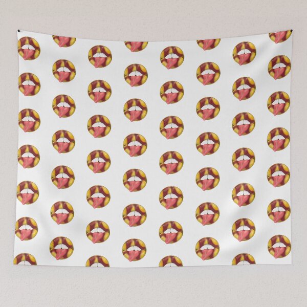 Item preview, Rebel Lips Pop Art – Duotone Red Yellow Lips designed and sold by GoldenRebels.