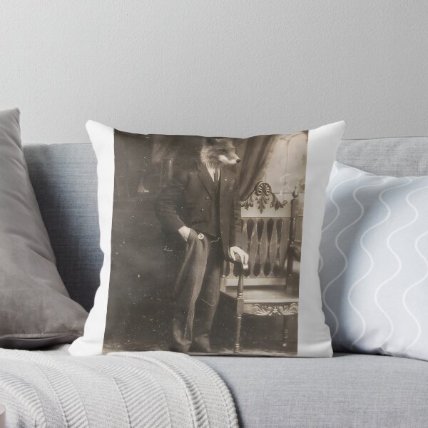 Item preview, Fox Hollow Design Featuring a Man Sitting with a Chair Illustration designed and sold by Salin Loktam.
