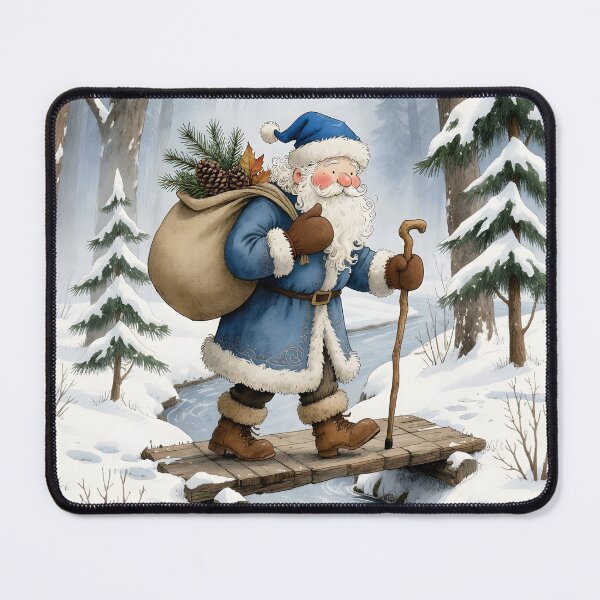 Artikelvorschau, Vintage Woodland Santa Claus entworfen und verkauft von Connys Colorful World.