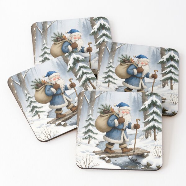 Item preview, Vintage Woodland Santa Claus designed and sold by Connys Colorful World.