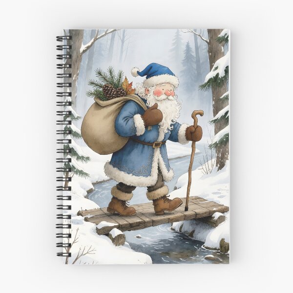 Item preview, Vintage Woodland Santa Claus designed and sold by Connys Colorful World.