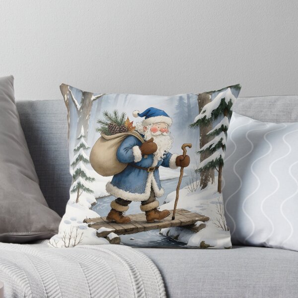 Item preview, Vintage Woodland Santa Claus designed and sold by Connys Colorful World.