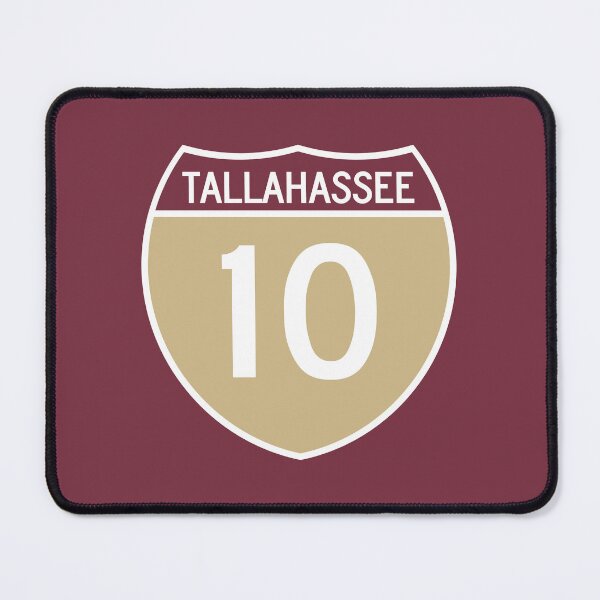 Item preview, I-10 Tallahassee Interstate Sign in Garnet and Gold designed and sold by Karate Octopus.