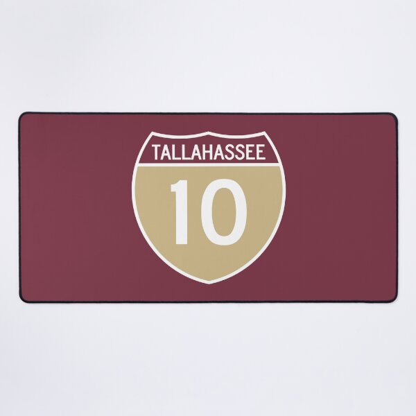 Item preview, I-10 Tallahassee Interstate Sign in Garnet and Gold designed and sold by Karate Octopus.
