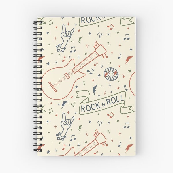 Item preview, Vintage Indie Rock N Roll Music Pattern designed and sold by AnnaDesertArt.