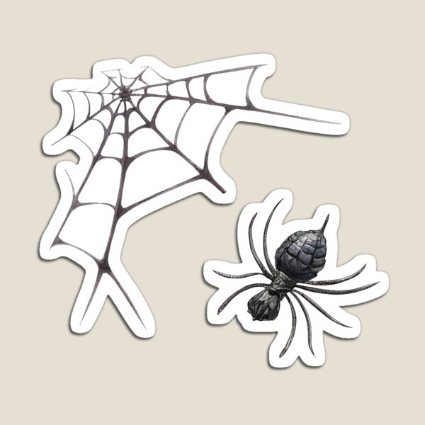 Item preview, Watercolor Halloween Spider and Cobweb designed and sold by AlinaMel.