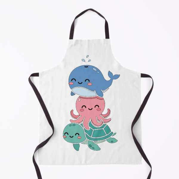 Item preview, Kawaii Ocean Friends – Cute Whale, Octopus & Turtle designed and sold by AliveStyle.