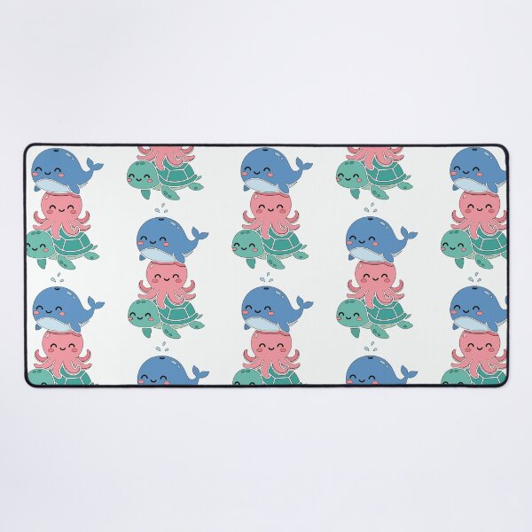 Item preview, Kawaii Ocean Friends – Cute Whale, Octopus & Turtle designed and sold by AliveStyle.