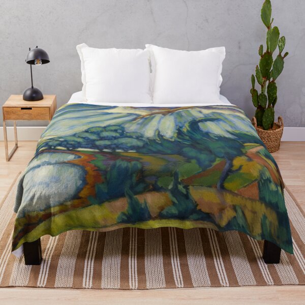 Item preview, Rays of sunlight shining down over Lake Pühajarv forest alpin elandscape painting by Konrad Magi designed and sold by Jéanpaul Ferro.