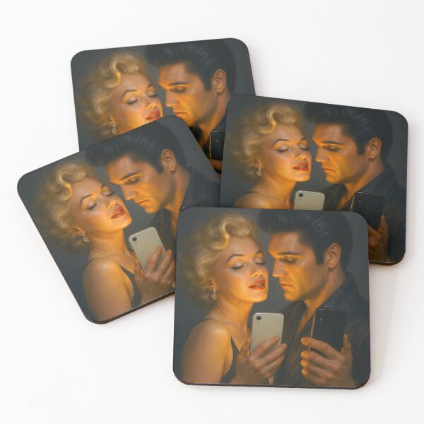 Item preview, Marilyn Monroe And Elvis Mobile Lovers designed and sold by ARTAFACT.