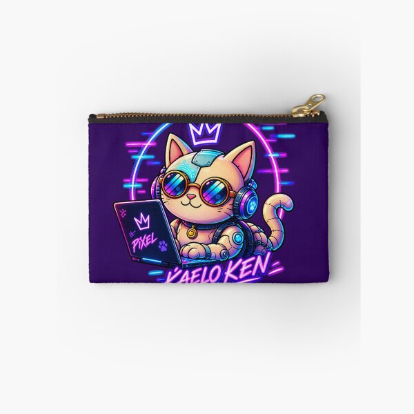 Item preview, Pixel – Cyberpunk Cat | Kaelo Ken Neon Gamer designed and sold by Kaelo Ken.