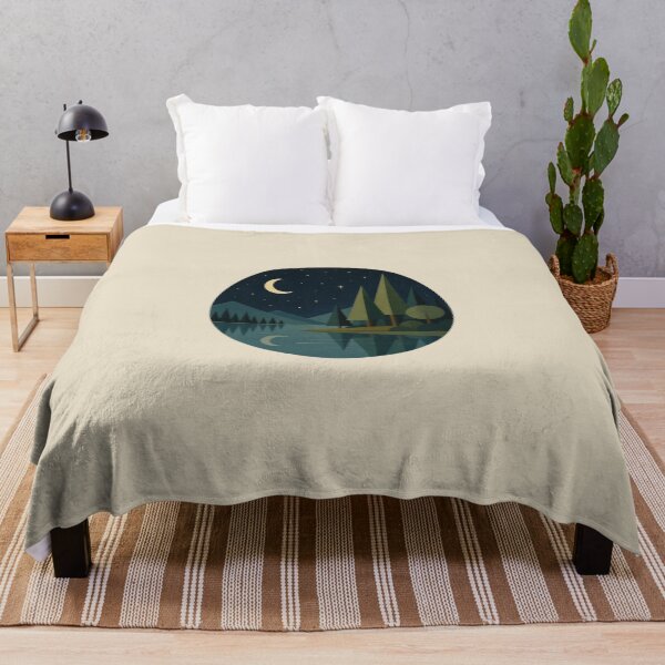 Item preview, Midnight Forest – Moonlit Lake designed and sold by mellow-koko.