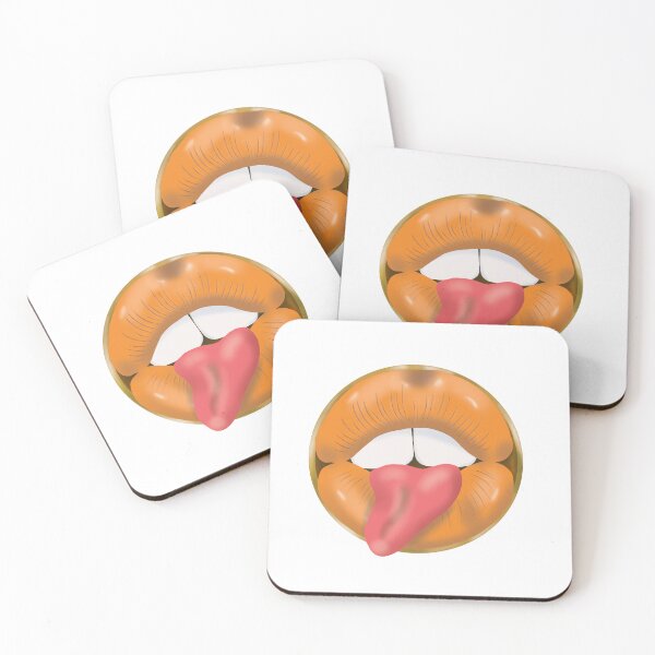 Item preview, Rebel Lips Pop Art – Orange Lips designed and sold by GoldenRebels.
