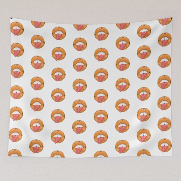 Item preview, Rebel Lips Pop Art – Orange Lips designed and sold by GoldenRebels.
