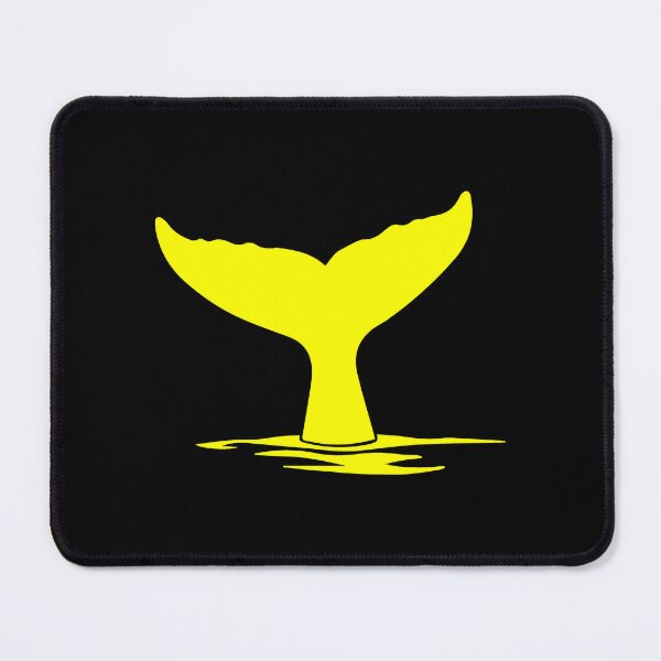 Item preview, Yellow Nautical Whale Tail Design designed and sold by pattern-archive.
