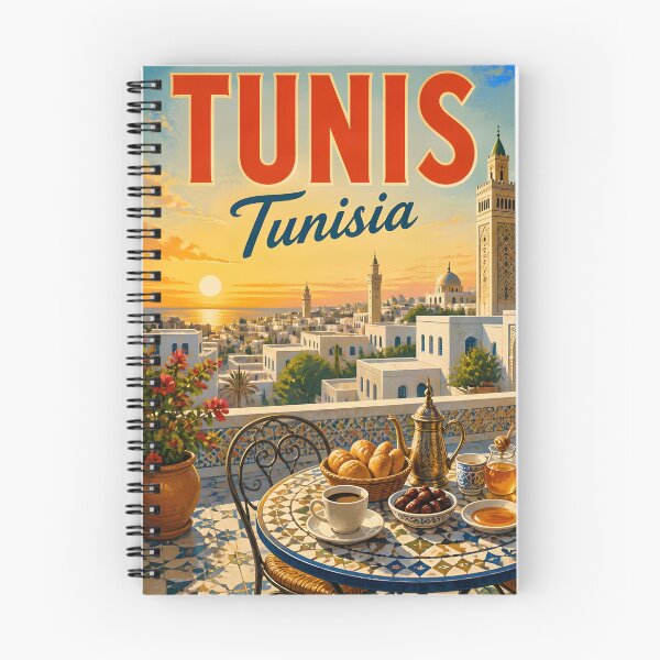 Item preview, Tunis Tunisia Scenic Travel Poster designed and sold by LSVart.