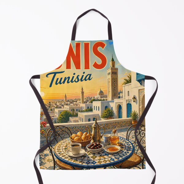 Item preview, Tunis Tunisia Scenic Travel Poster designed and sold by LSVart.